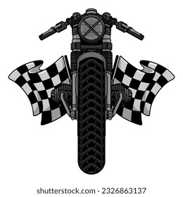 logo de cafe racer, vector EPS 10