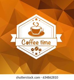 Cafe restaurant label, banner, logo