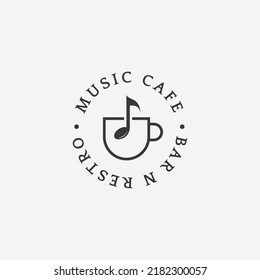 cafe or restaurant logo design concept 