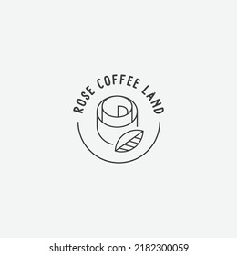 cafe or restaurant logo design concept 