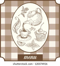 cafe and restaurant menu