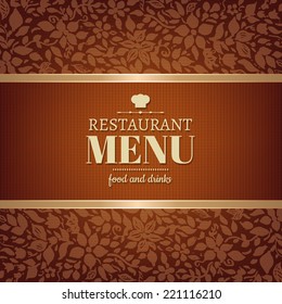Cafe And Restaurant Menu With Gradient Mesh, Vector Illustration