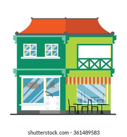 Cafe restaurant shop and bakery