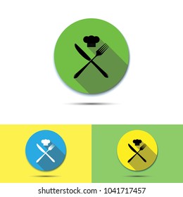 cafe and resto icon for your cafe sign/symbol