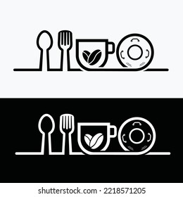 cafe and resto sign vector