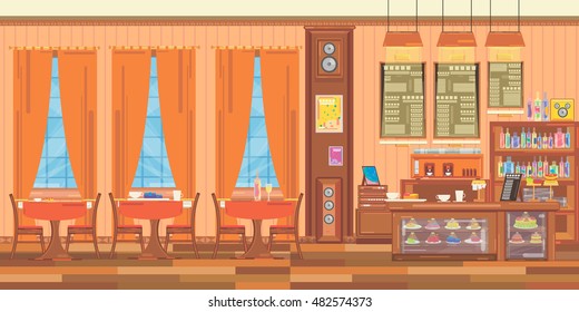 Cozy Pub Interior Stock Illustrations Images Vectors