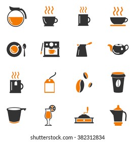 Cafe simply icons for web and user interfaces