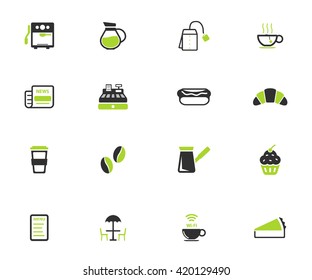 Cafe simply icons for web and user interface