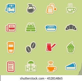Cafe simply symbol for web icons and user interface