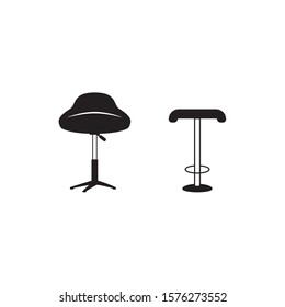 Cafe stool vector design concept