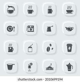 Cafe symbol for web icons