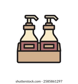 Cafe Syrup Icon Vector Illustration