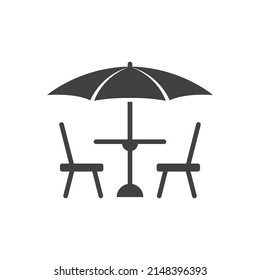 cafe table icon desing vector template