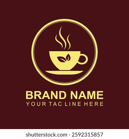 Cafe Tea Logo Free Logo Design Template Template.