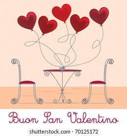 Cafe Valentine's Day Card