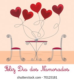 Cafe Valentine's Day Card