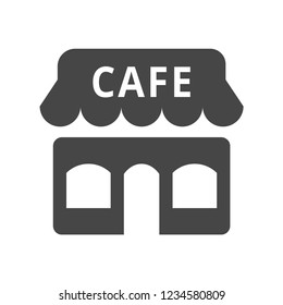 Cafe vector icon.