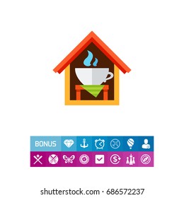 Cafe Vector Icon