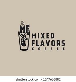 Cafe vector logo. Coffee logo. Cafeteria emblem
