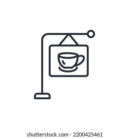 Símbolo de símbolo de la cafetera elementos vectores para web infográfica