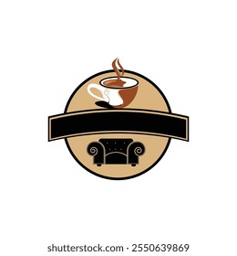 Cafeteria, Bar Hot Coffee and tea logo