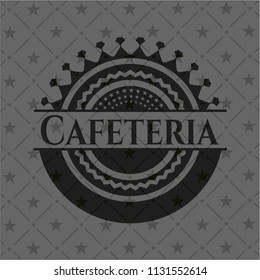 Cafeteria black emblem. Vintage.