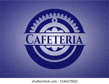 Cafeteria denim background