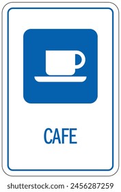 Cafeteria Wegweiser und Etiketten