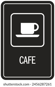 Cafeteria directional sign and labels