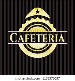 Cafeteria gold badge or emblem