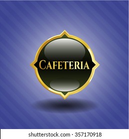 Cafeteria gold emblem