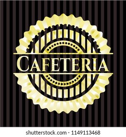 Cafeteria golden badge or emblem