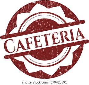 Sello grunge de la cafetería
