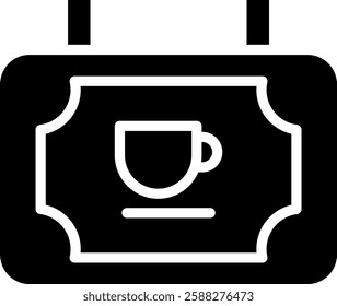 Cafeteria Icon Element For Design