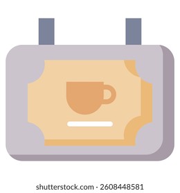 Cafeteria Icon Element For Design