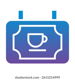 Cafeteria Icon Element For Design