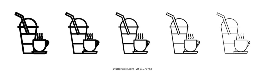 Cafeteria icon Symbol mark in Outline style