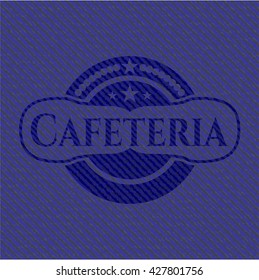 Cafeteria auf jungem Hintergrund