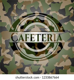 Cafeteria on camo pattern