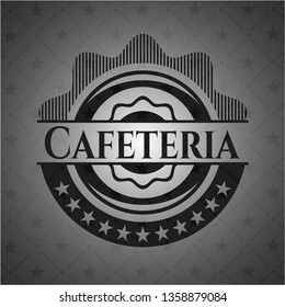 Cafeteria realistic dark emblem