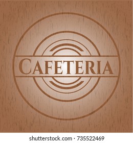 Cafeteria wood emblem