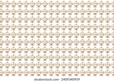 caffe capuchino pattern, hot drinks, vector backgroud