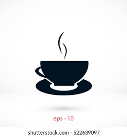 Caffee Icon vector, flat design best vector icon