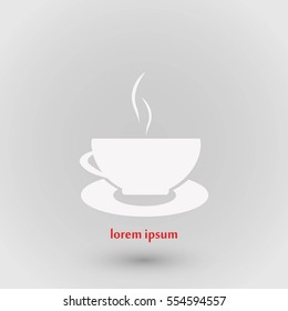 Caffee Icon vector, flat design best vector icon