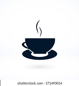 Caffee Icon vector, flat design best vector icon