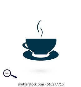 Caffee Icon vector, flat design best vector icon