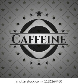 Caffeine black emblem. Vintage.