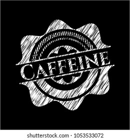  Caffeine with chalkboard texture