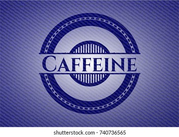 Caffeine with denim texture