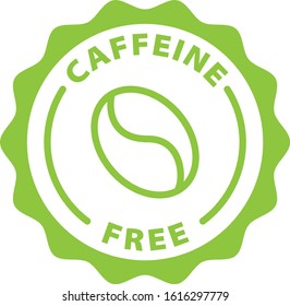 
caffeine free green outline icon